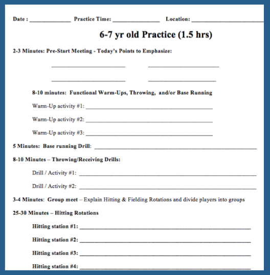 Baseball Practice Plan Template Excel from www.baseballbytheyard.com